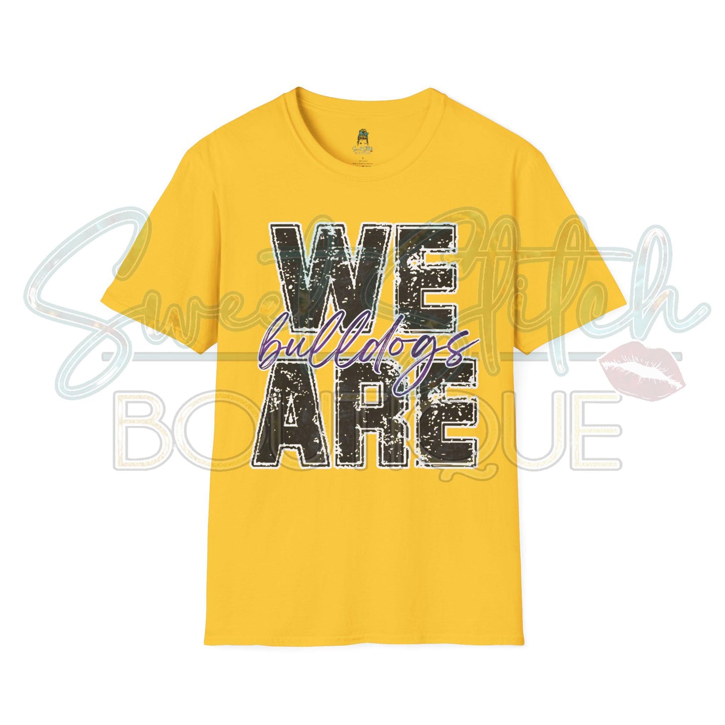 "We Are Bulldogs" {Front Print ONLY} -- Unisex Softstyle T-Shirt