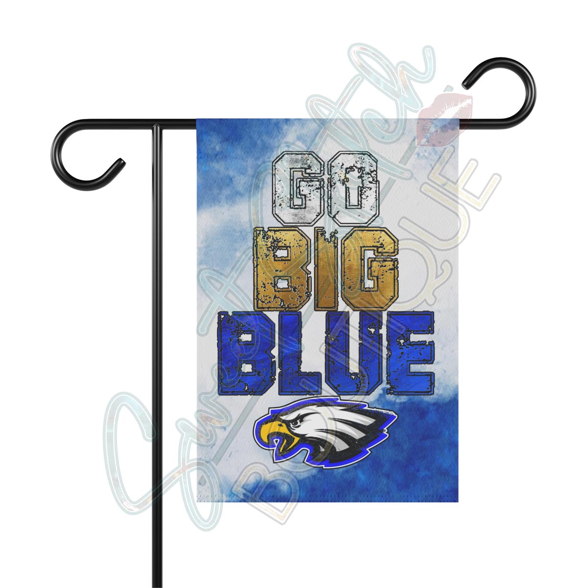 12x18 Garden Flag Display (Blue)