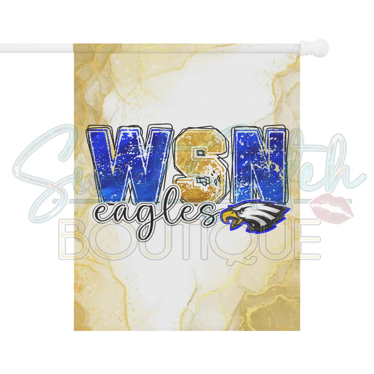 24.5x32 Garden Flag Display (Gold)
