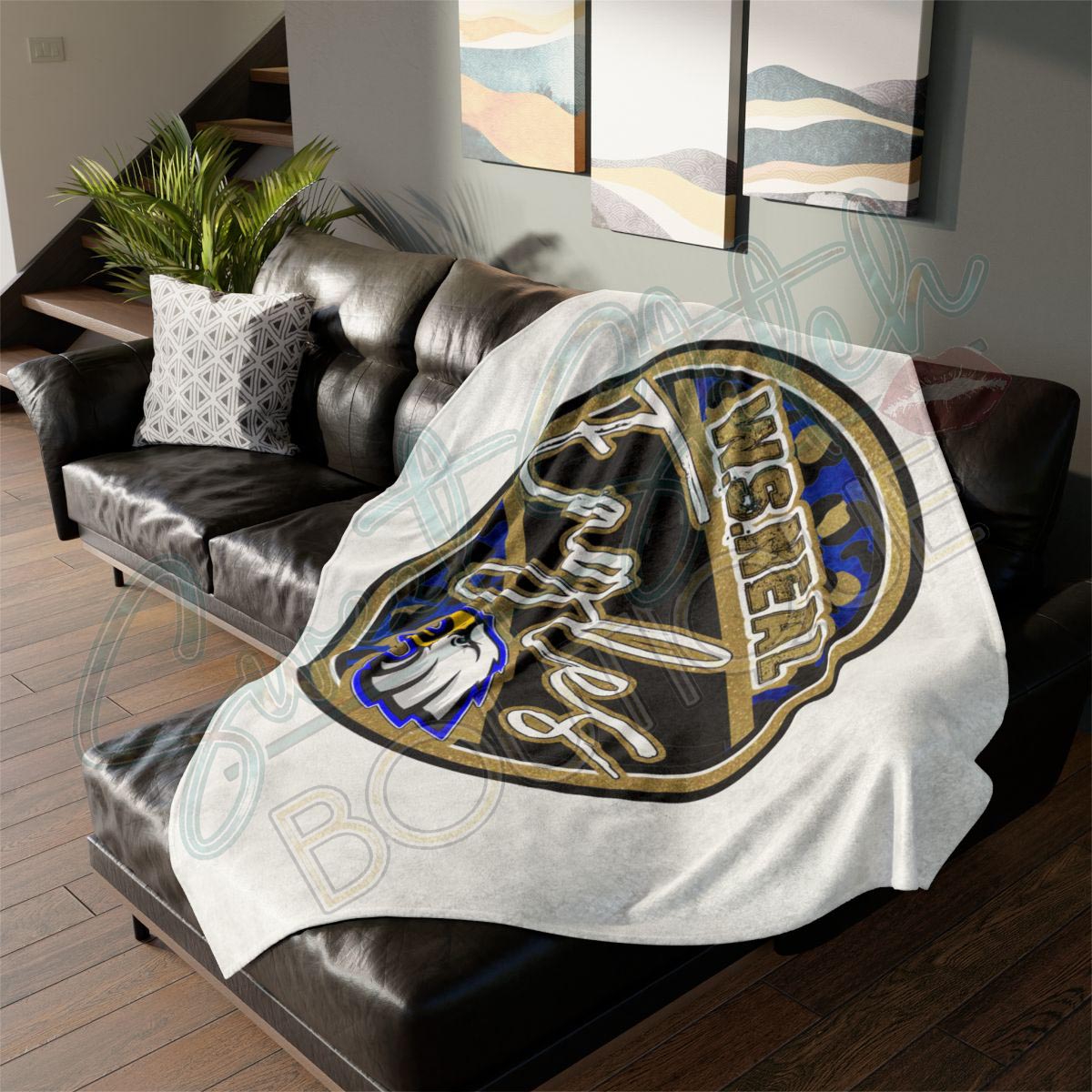 60x80 WSN "Wild Side" Blanket Display (In White)