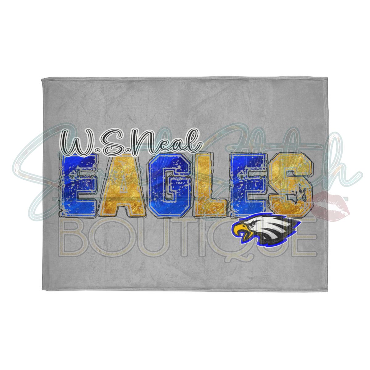 60x80 WSN "Stay Classy" Blanket Display (In light Grey)