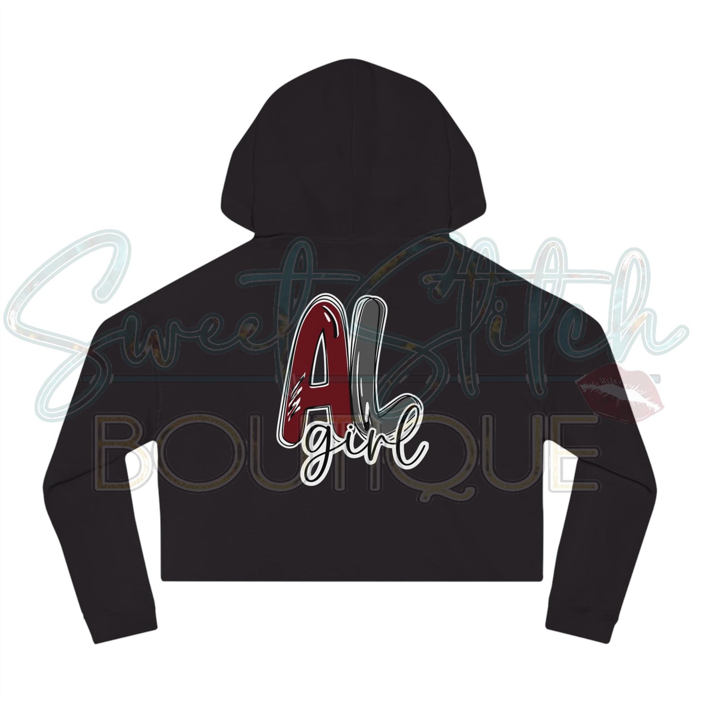 Alabama Girl -- Women’s Cropped Hooded Sweatshirt