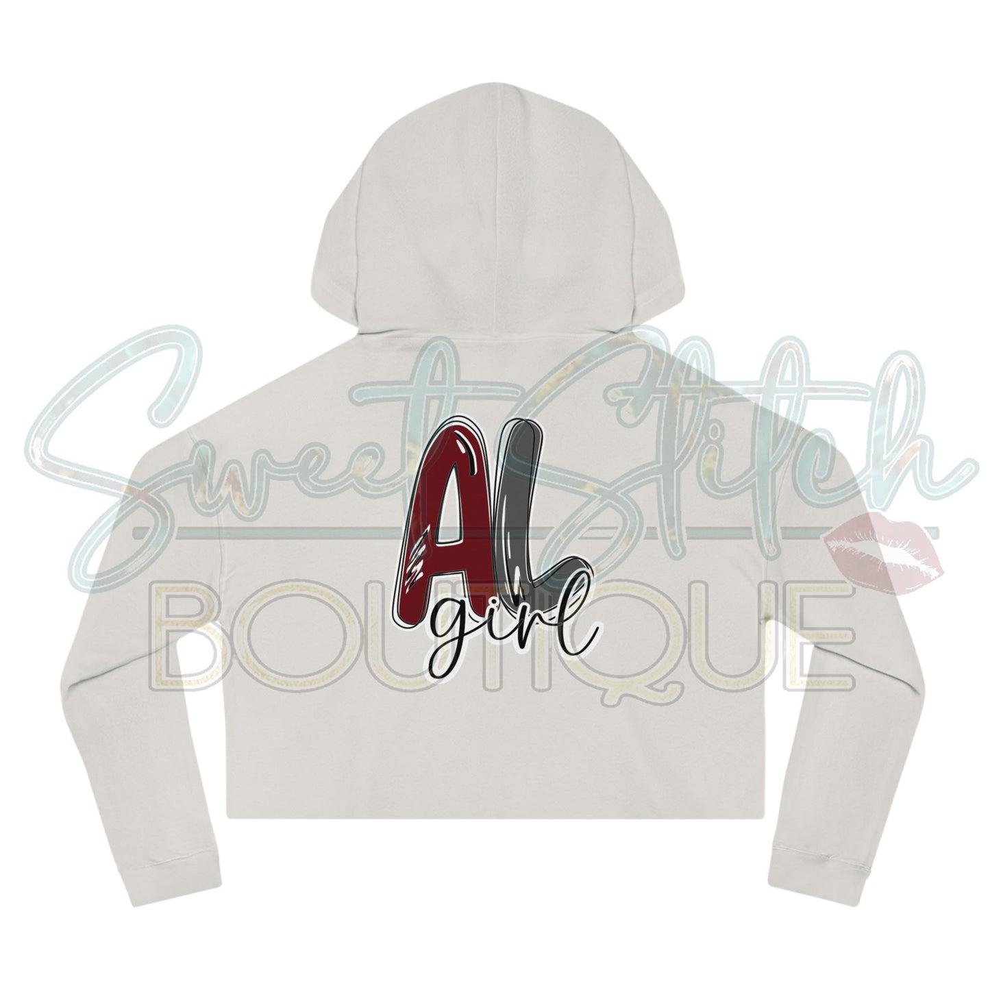 Alabama Girl -- Women’s Cropped Hooded Sweatshirt