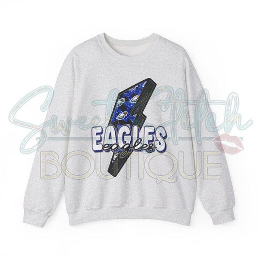 W.S.N Eagles Sweatshirt "Thunderstruck" -- Unisex Heavy Blend™ Crewneck Sweatshirt