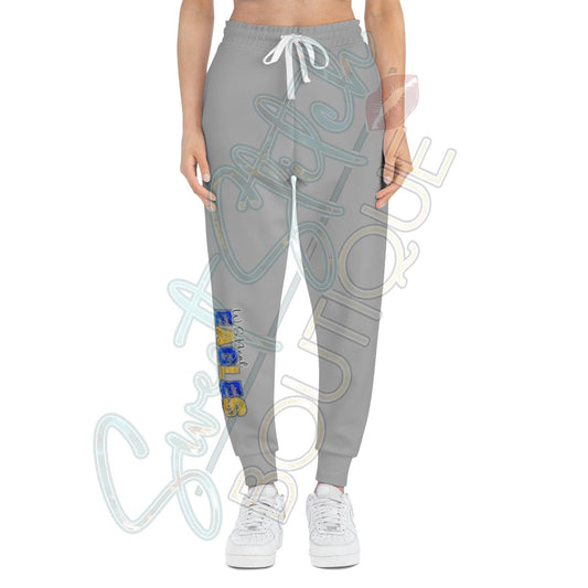 W.S. Neal Eagles Unisex Light Grey Athletic Joggers (AOP)