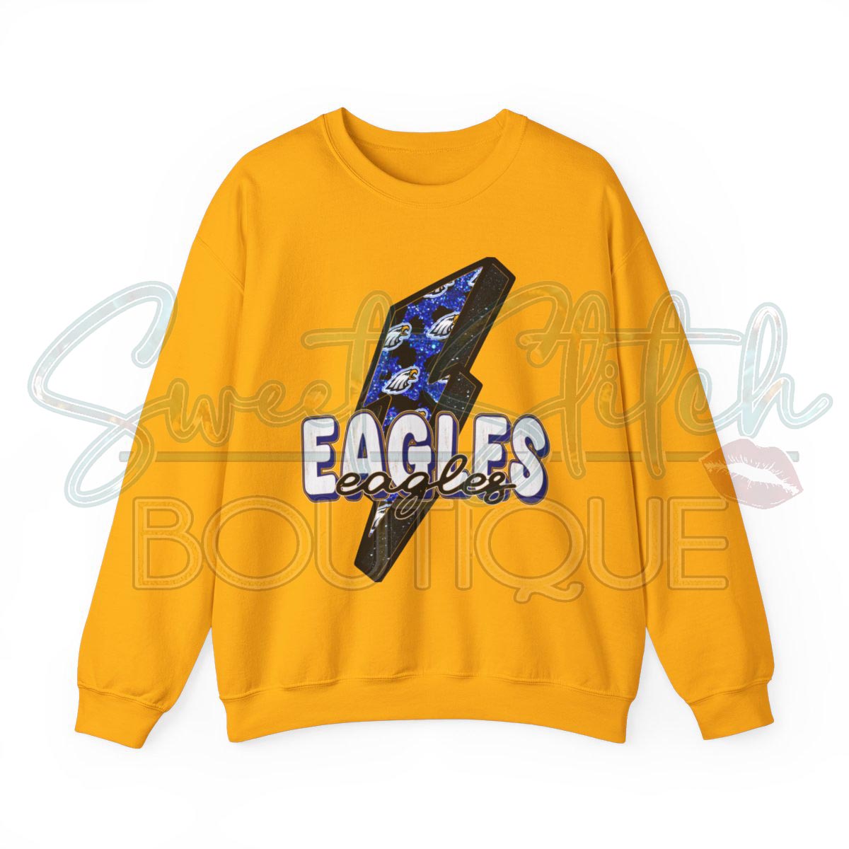 W.S.N Eagles Sweatshirt "Thunderstruck" -- Unisex Heavy Blend™ Crewneck Sweatshirt