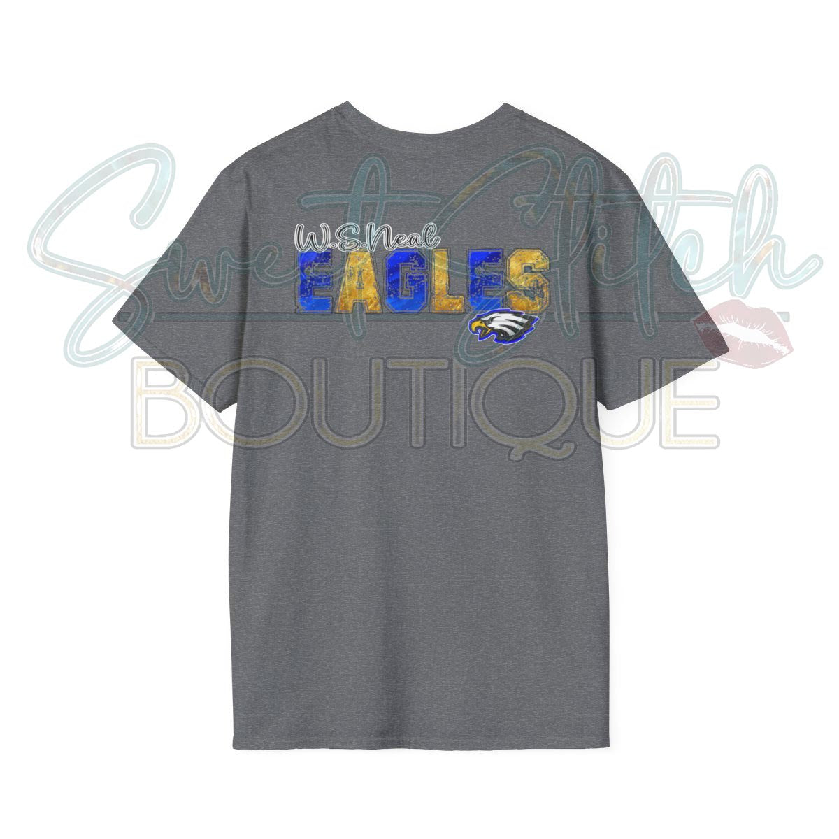 W.S. Neal Eagles "Stay Classy" Style {Front & Back Print} -- Unisex Softstyle T-Shirt