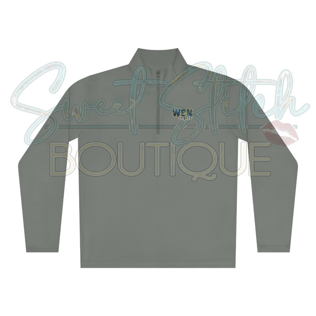 W.S.N Eagles "Classy" Style -- Unisex Quarter-Zip Pullover