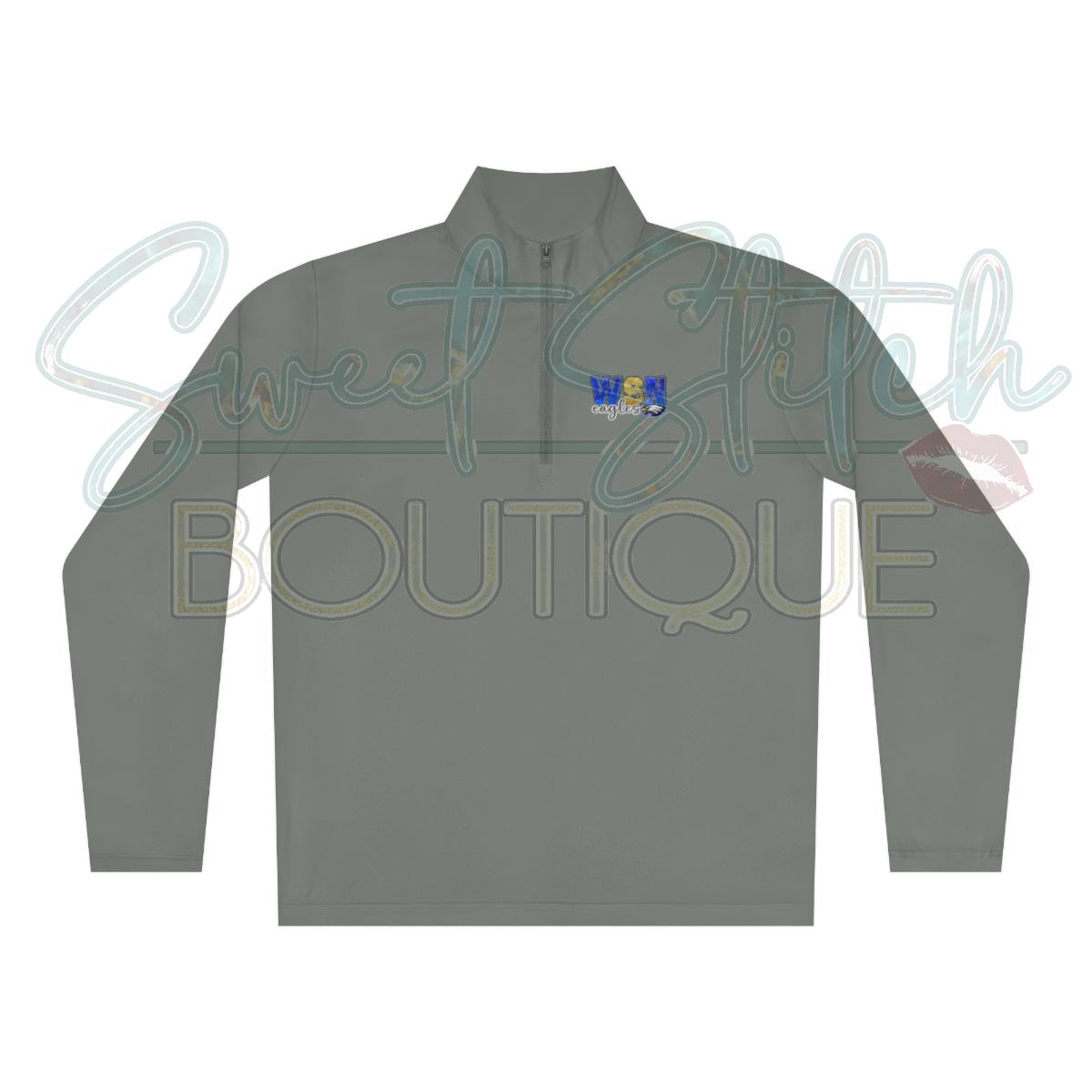 W.S.N Eagles "Stay Classy" Style -- Unisex Quarter-Zip Pullover