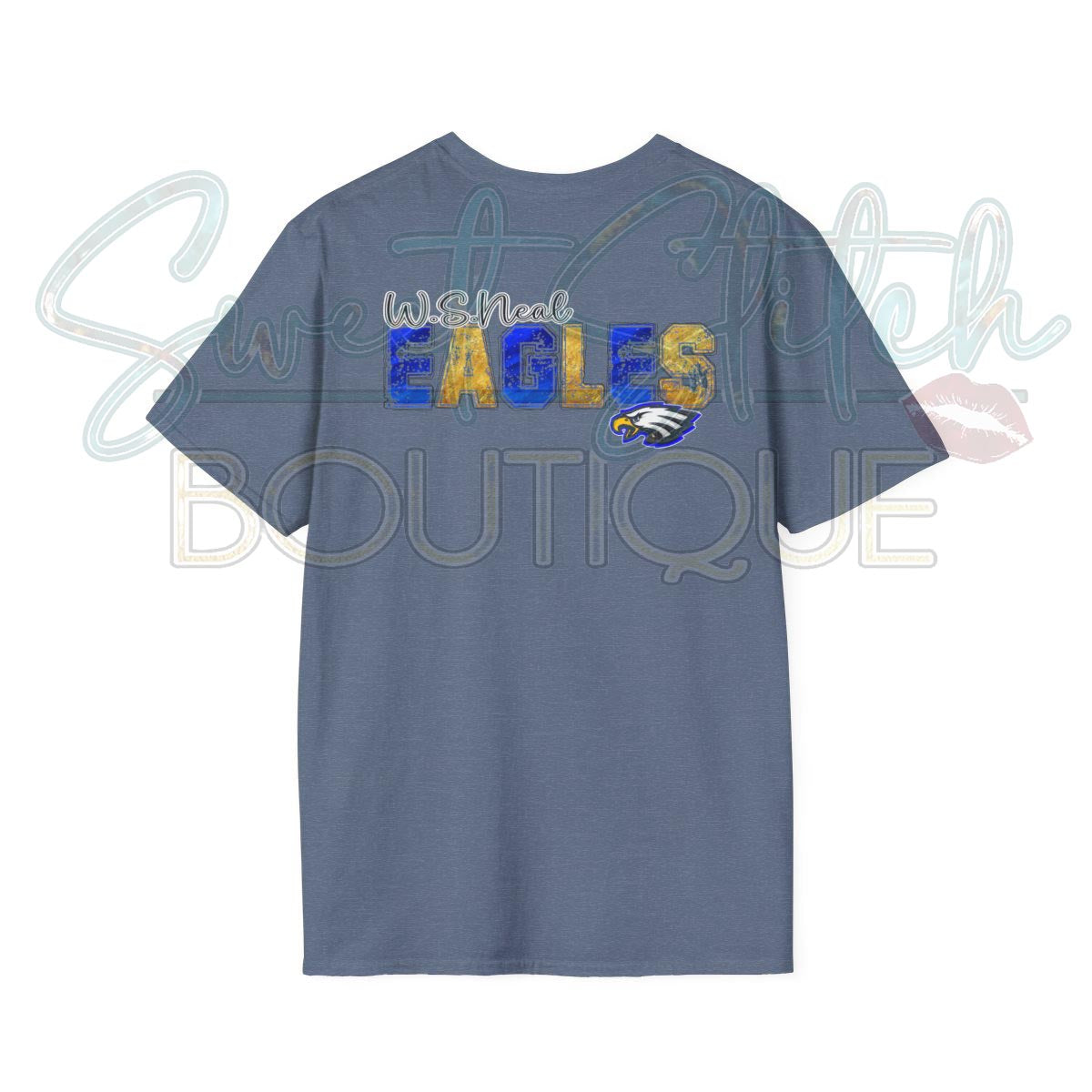 W.S. Neal Eagles "Stay Classy" Style {Front & Back Print} -- Unisex Softstyle T-Shirt