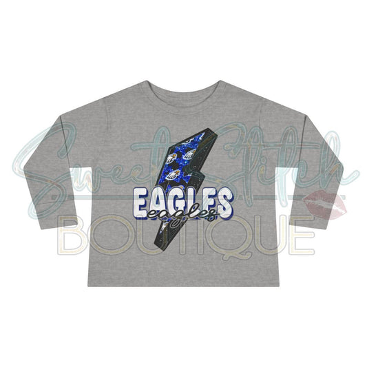 TODDLER W.S. Neal Eagles "Thunderstruck" {Front Print ONLY} -- Toddler Long Sleeve Tee