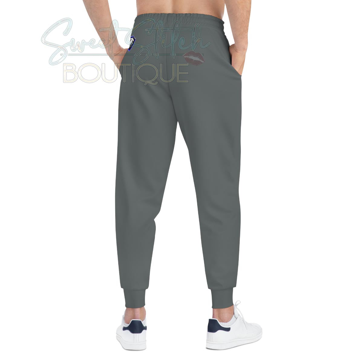 W.S. Neal Eagles Unisex Dark Grey Athletic Joggers (AOP)