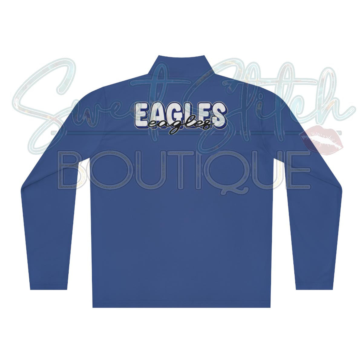 W.S.N Eagles "Thunderstruck" Style {Front & Back Print} -- Unisex Quarter-Zip Pullover