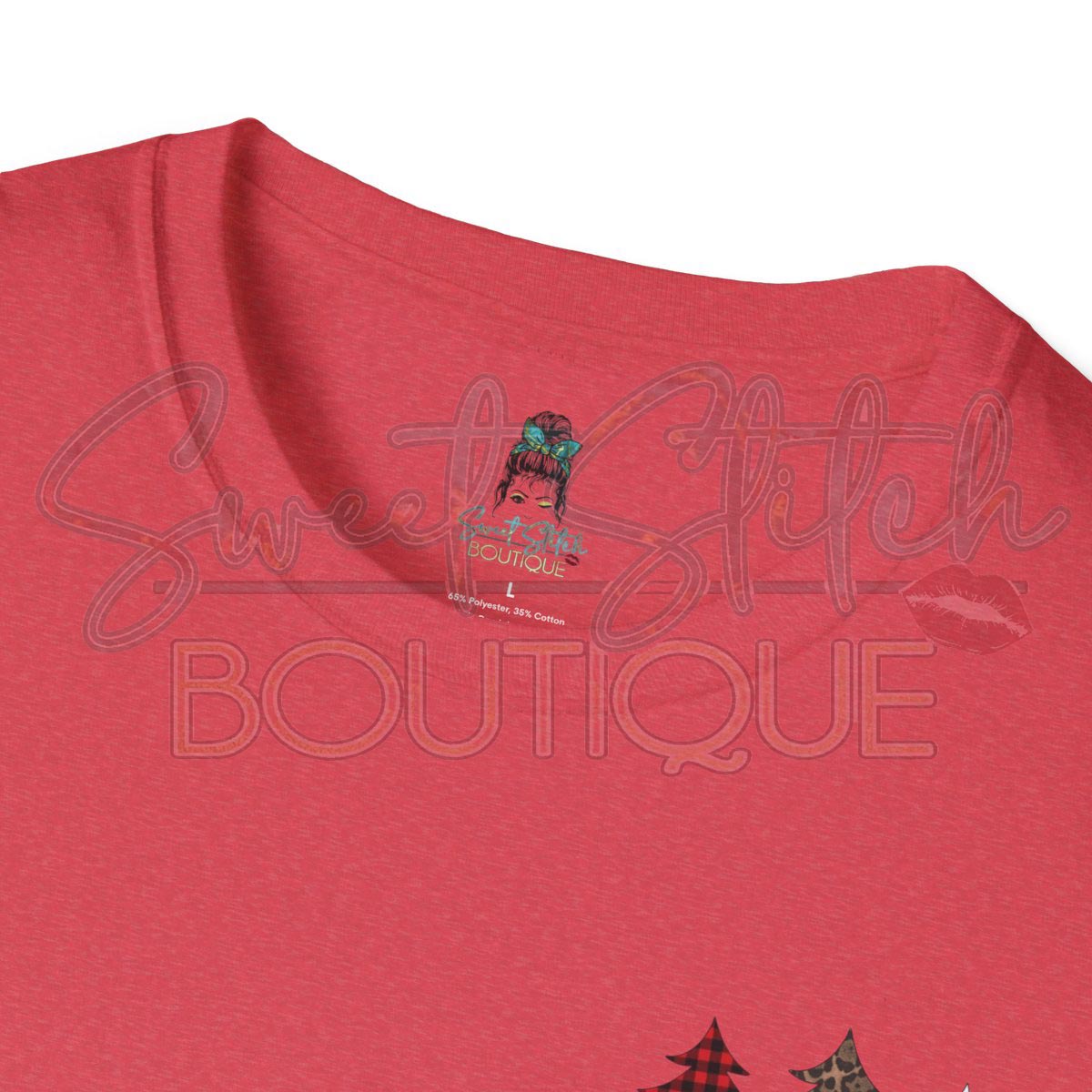 Sassy Southern "Merry Christmas" Print {Front & Back Print} -- Unisex Softstyle T-Shirt