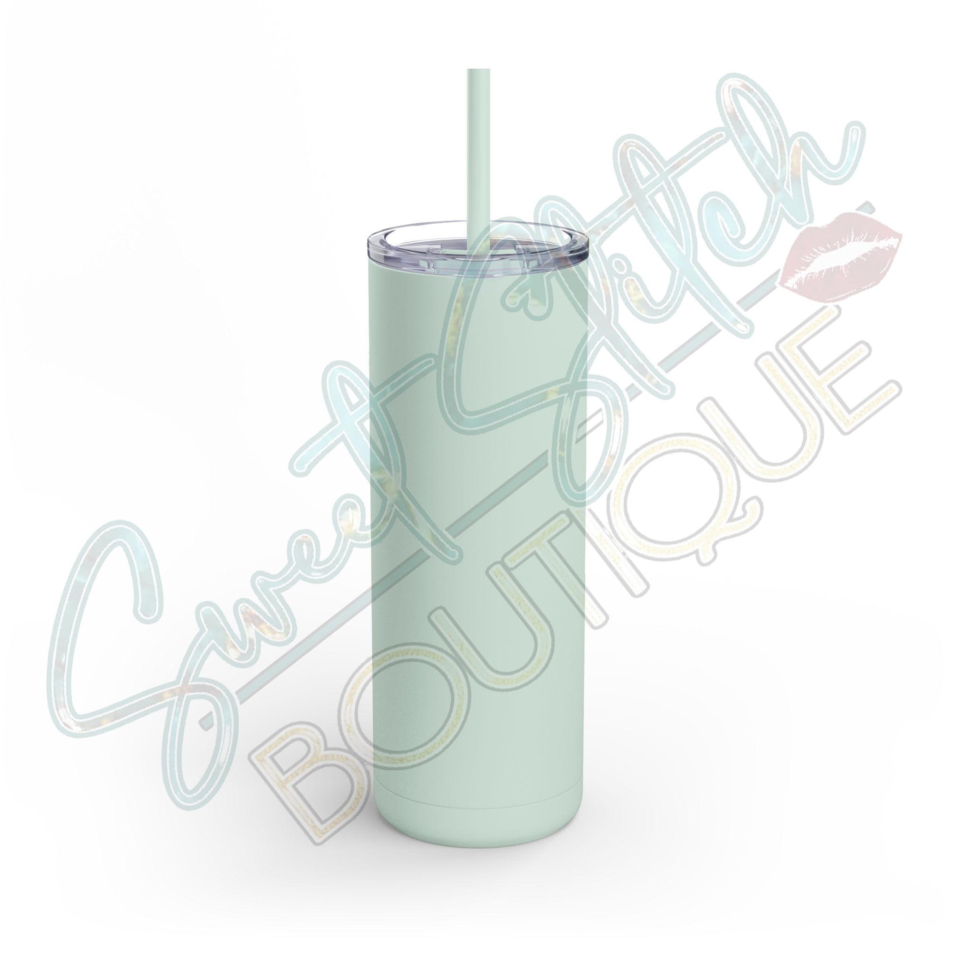 Somebody's Problem 20oz Skinny Tumbler in Seaglass