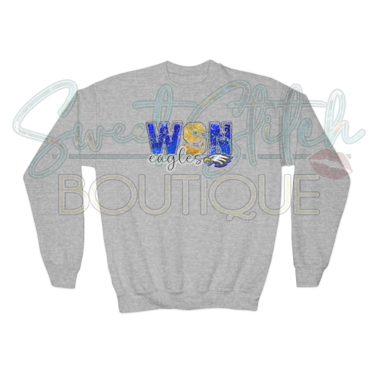 YOUTH W.S.N Eagles Sweatshirt -- Crewneck Sweatshirt