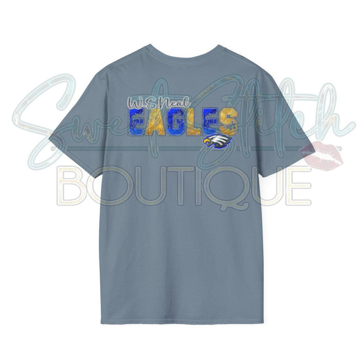 W.S. Neal Eagles "Stay Classy" Style {Front & Back Print} -- Unisex Softstyle T-Shirt