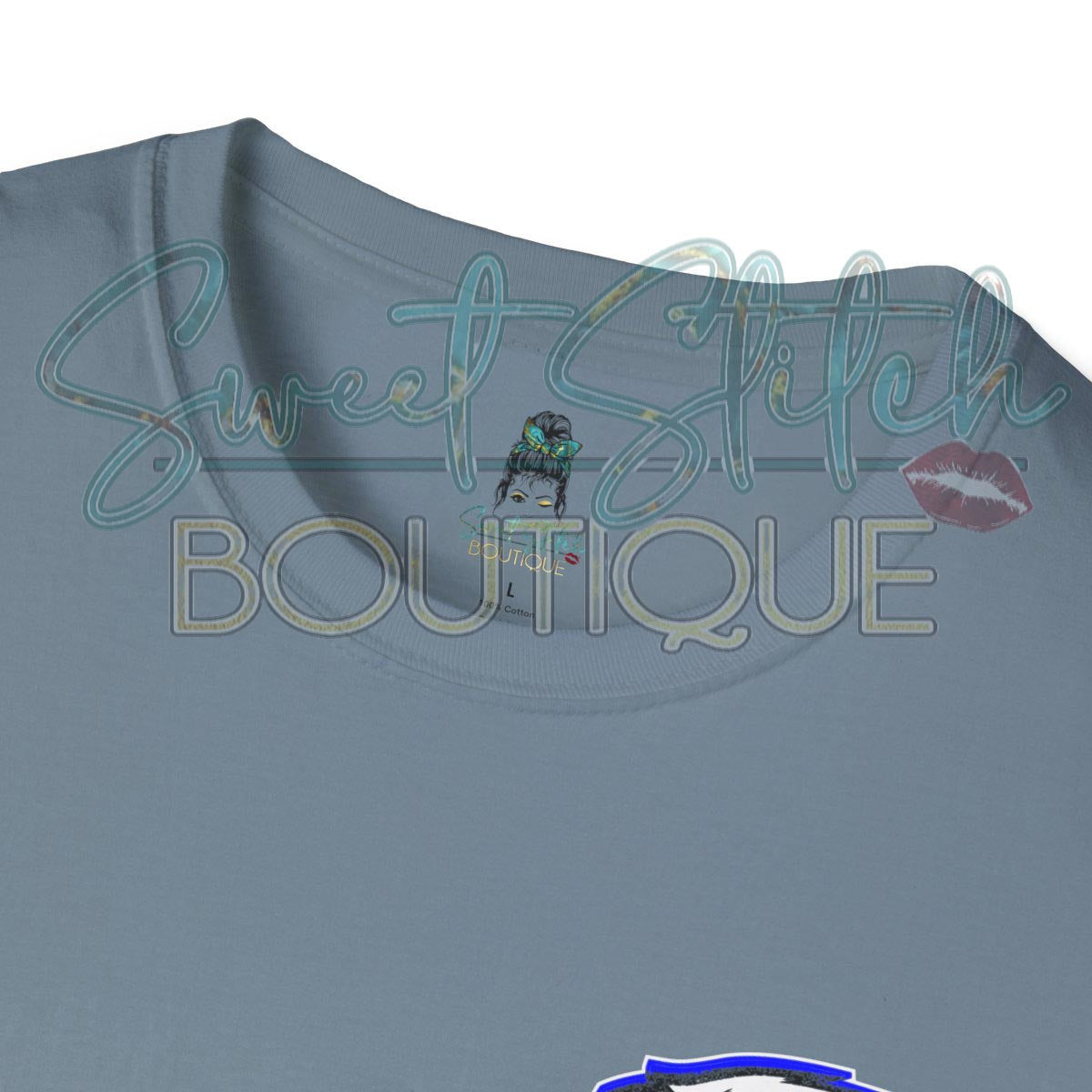 W.S. Neal Eagles Distressed Style {Front & Back Print} -- Unisex Softstyle T-Shirt