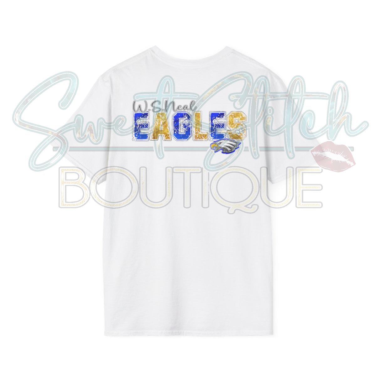 W.S. Neal Eagles "Stay Classy" Style {Front & Back Print} -- Unisex Softstyle T-Shirt