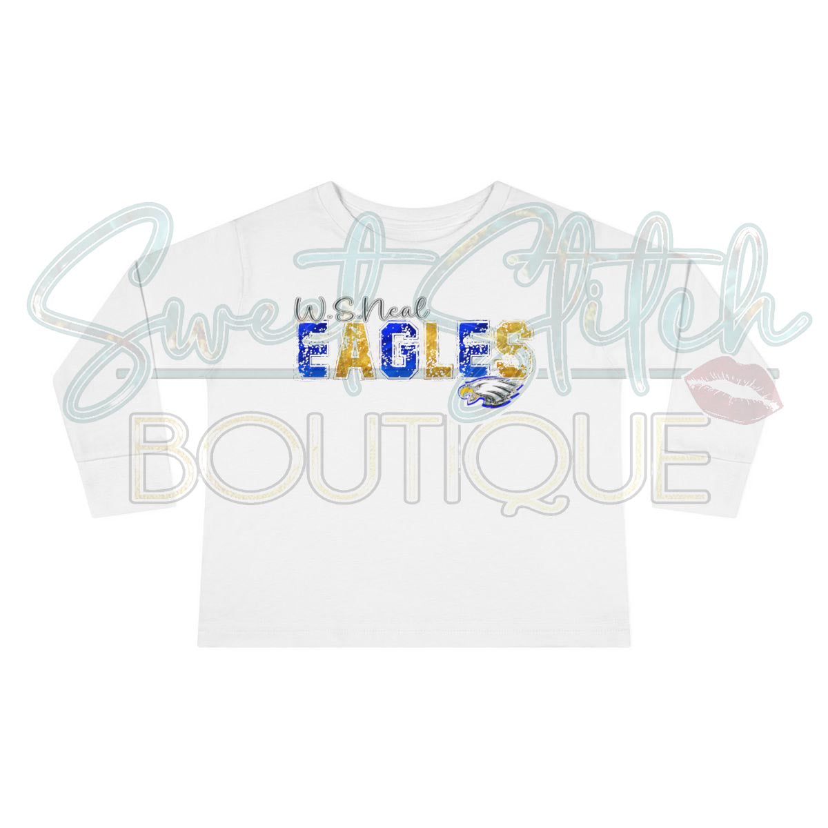 WSN Eagles {Front Print ONLY} -- Toddler Long Sleeve Tee